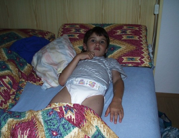 8 year old diaper boy Tommy kid diaper Older kid wearing diaper