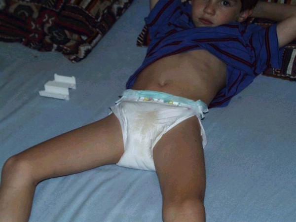 Diaper Boy Tommy Wet Pampers