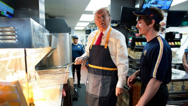 Donald Trump Working McDonald's October 20 2024