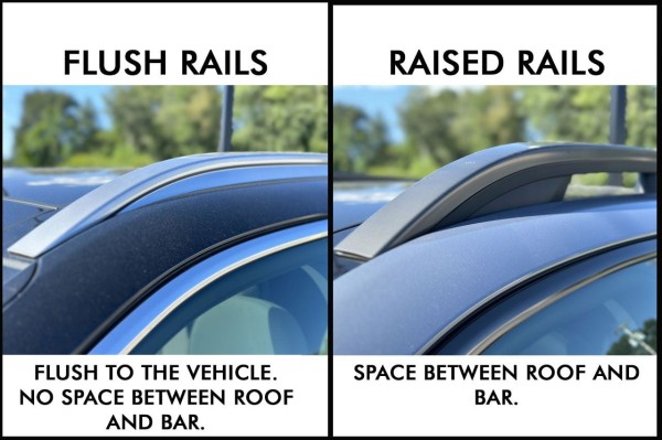 Raised Roof Rails VS Flush Roof Rails