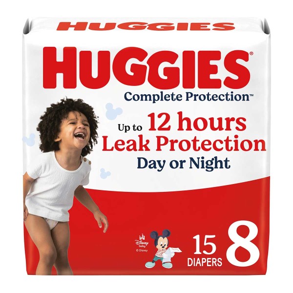 Huggies Complete Protection diapers size 8 diapers
